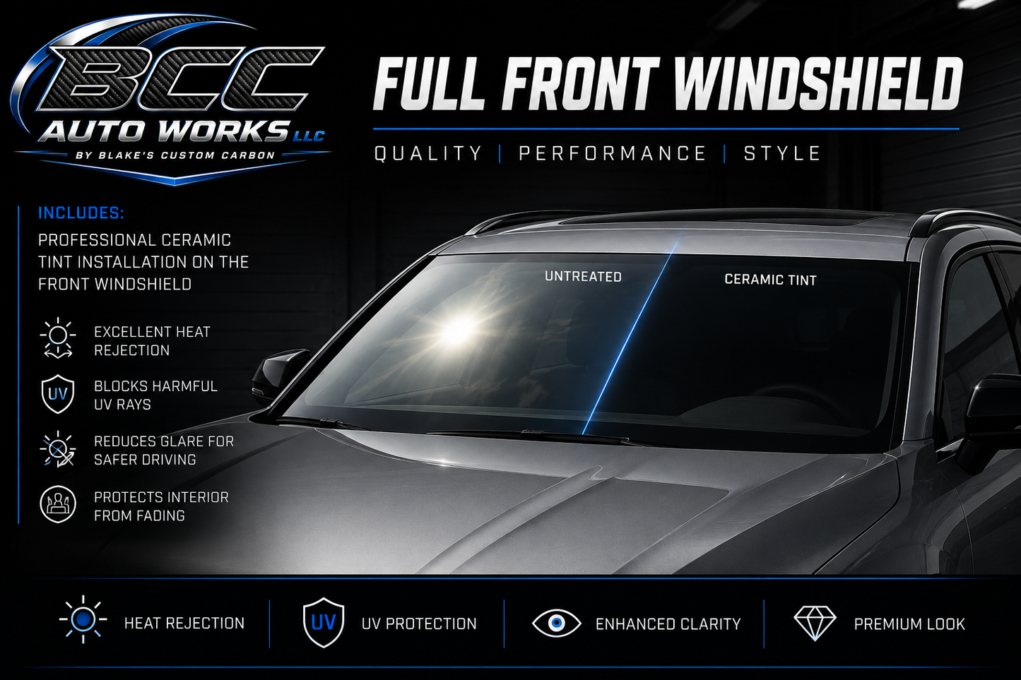 Full Front Windshield