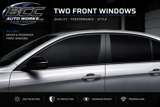 Two Front Windows Ceramic Tint