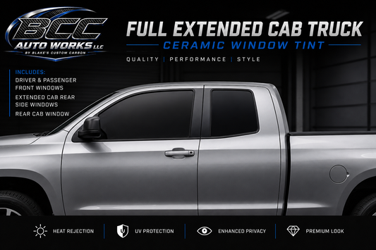 Full Extended Cab Truck Ceramic Tint